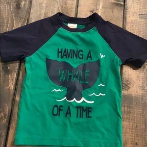 🛍HP 7/11🛍 Gymboree “Whale of a Time” t-shirt